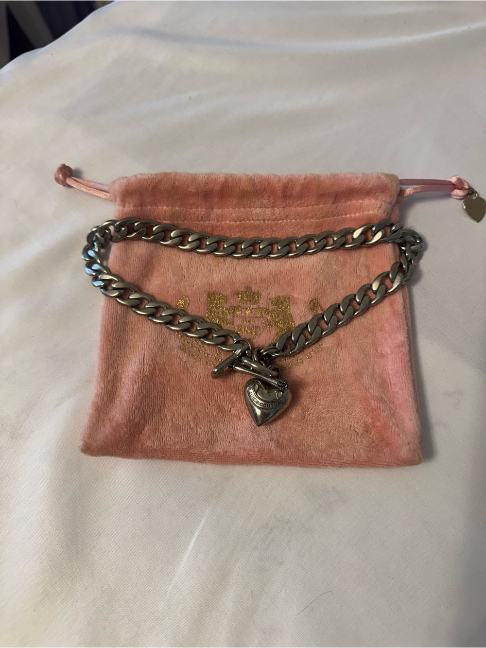 Juicy Couture thick chain necklace